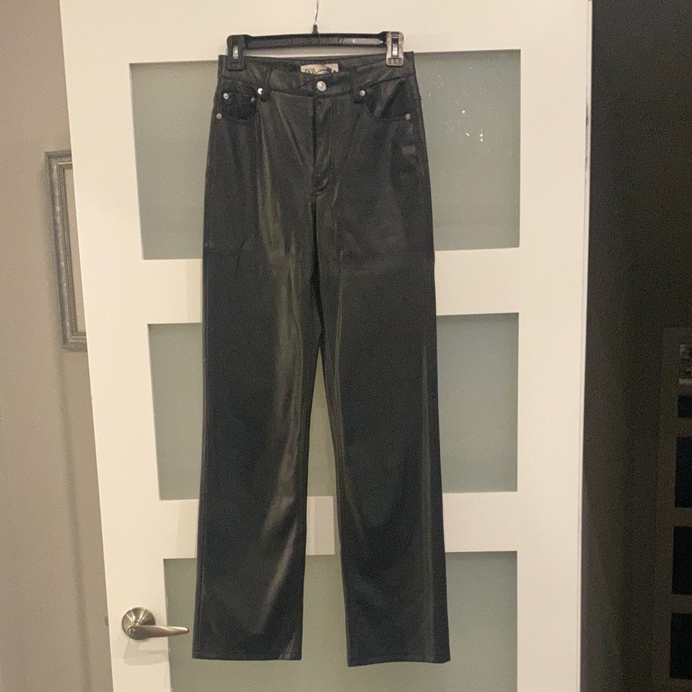 Zara Black Straight Leg Pants